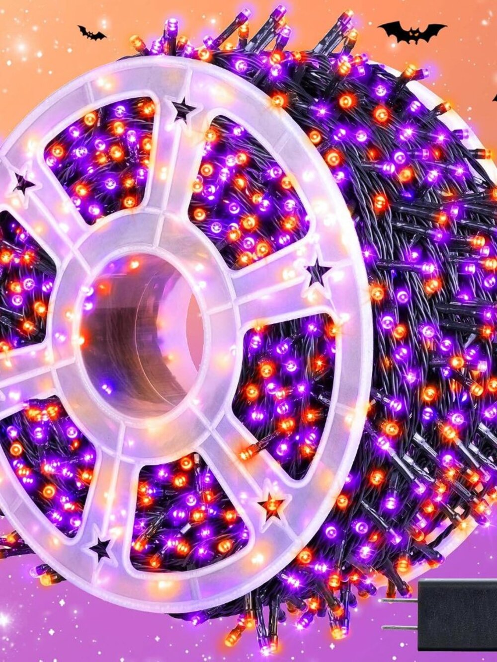 500 LED Halloween Lights Outdoor, 164 FT Fairy Lights with 8 Modes